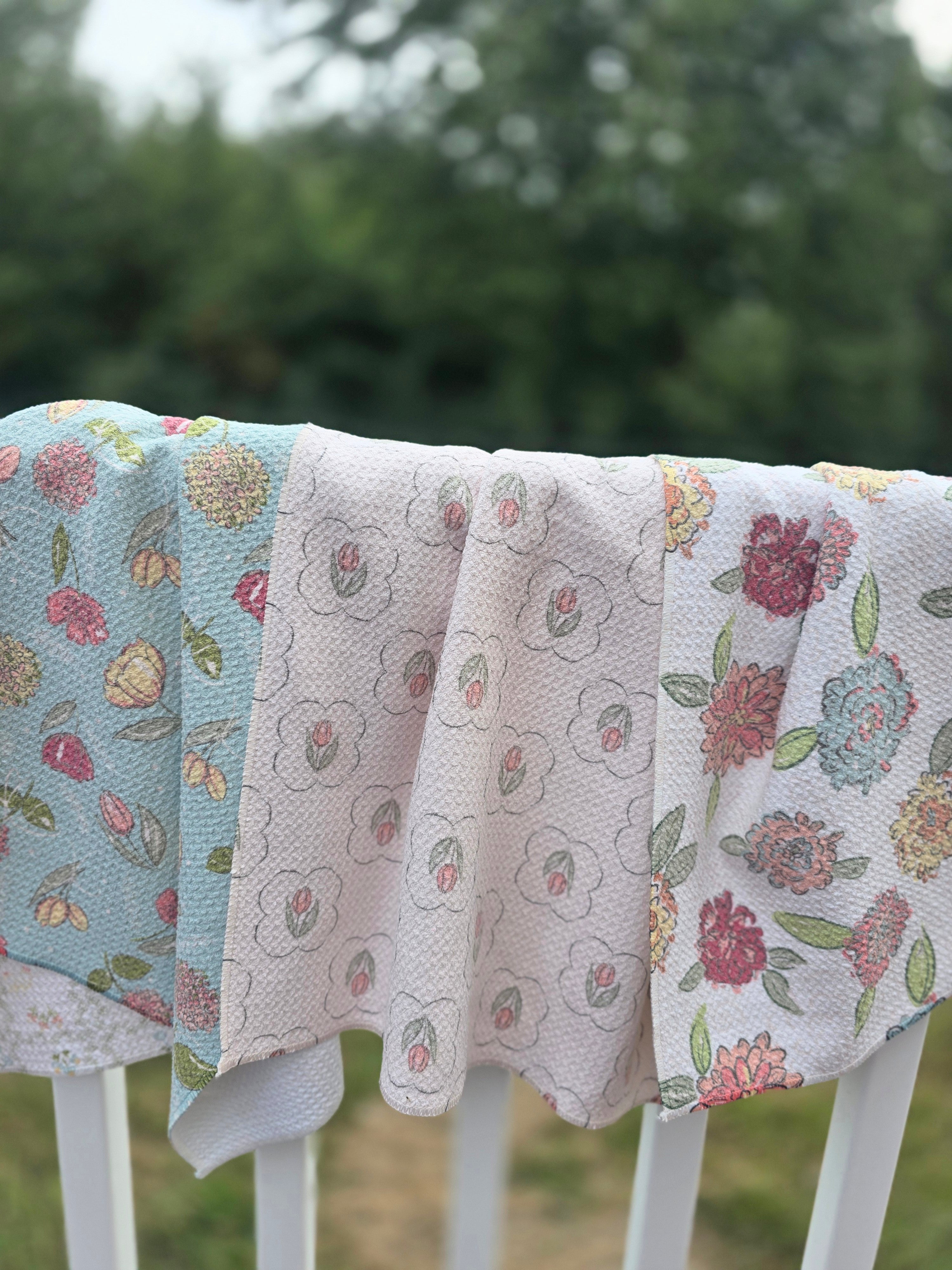 My Favorite Things (A Vintage Christmas) Collection Waffle Towel