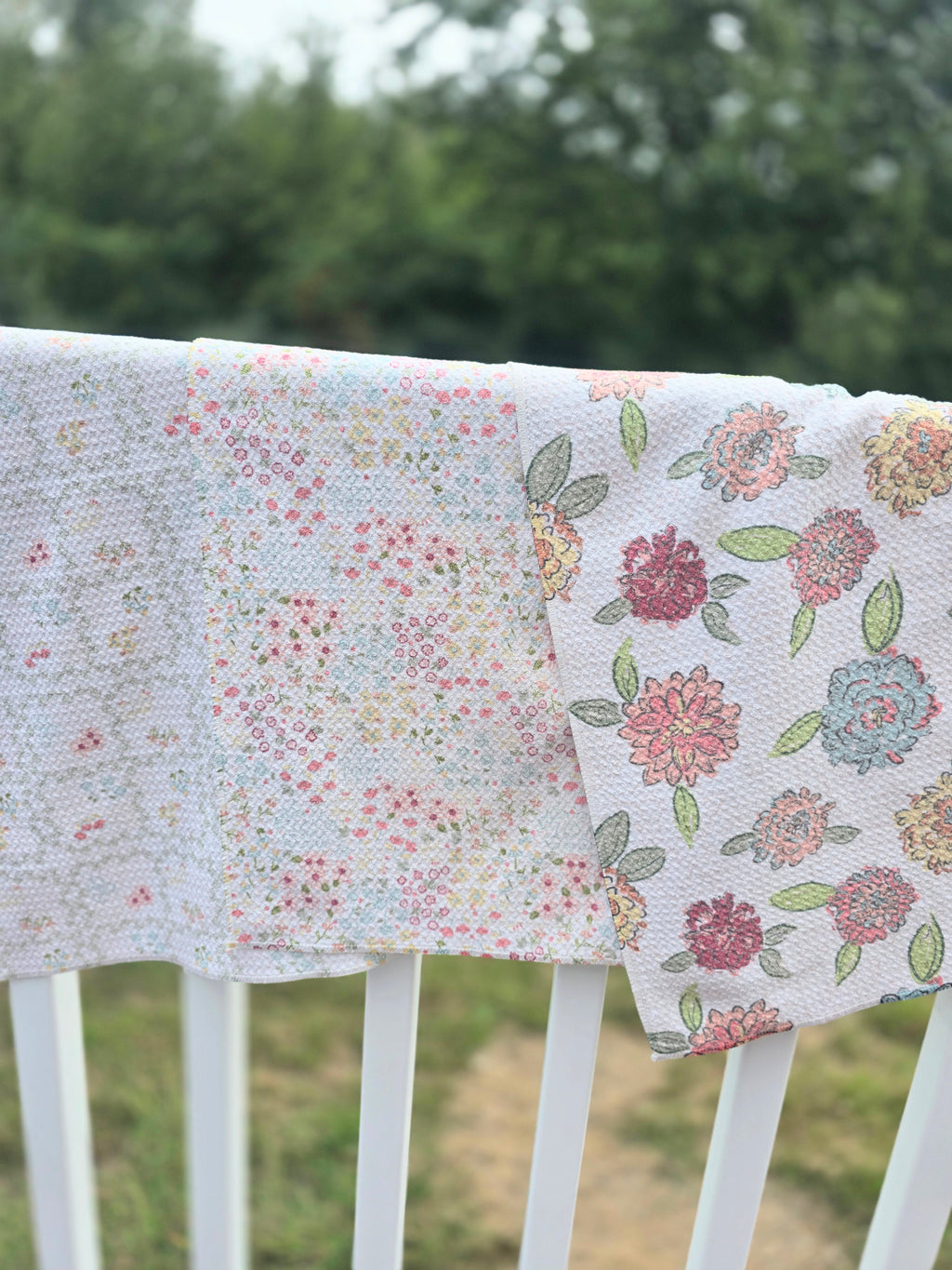 My Favorite Things (A Vintage Christmas) Collection Waffle Towel