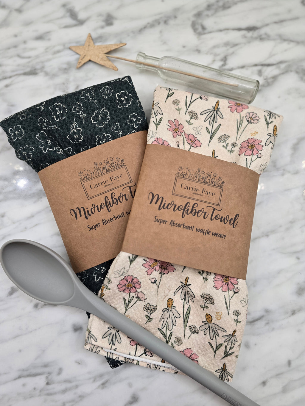 Down the Dirt Road Collection Microfiber Waffle Towel