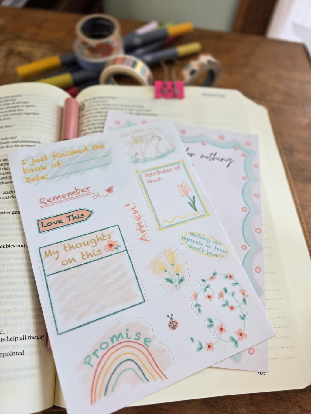 Make it Stick! Bible Journaling sticker club