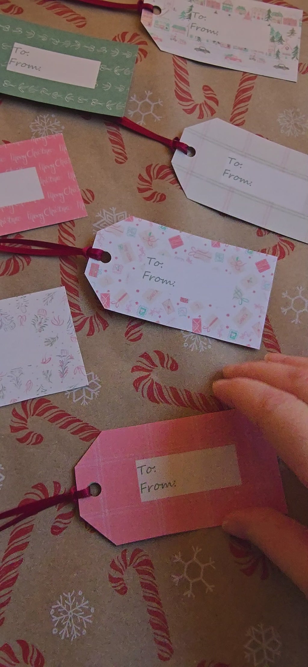 Printable Vintage Christmas Gift Tags