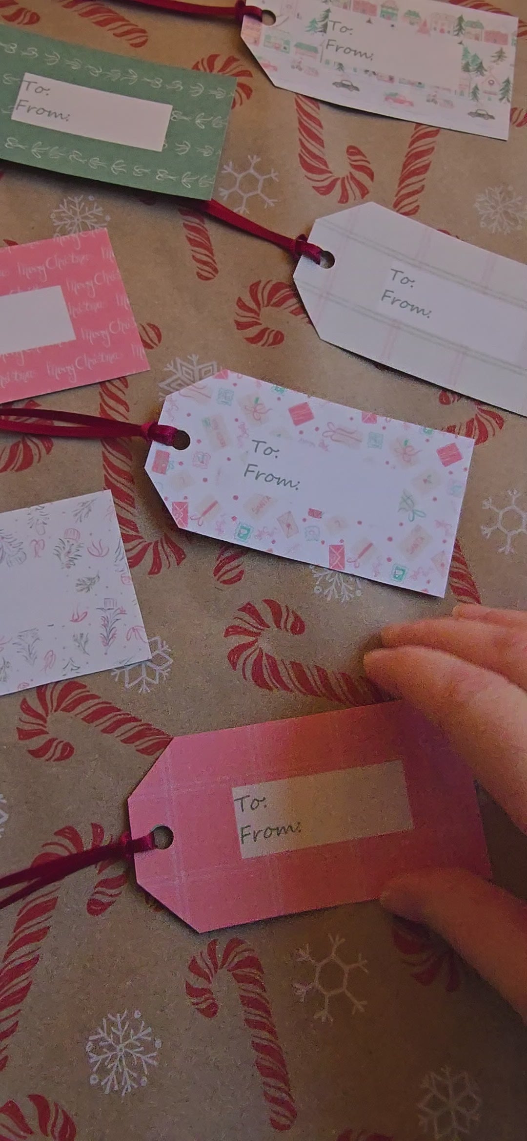 Printable Vintage Christmas Gift Tags