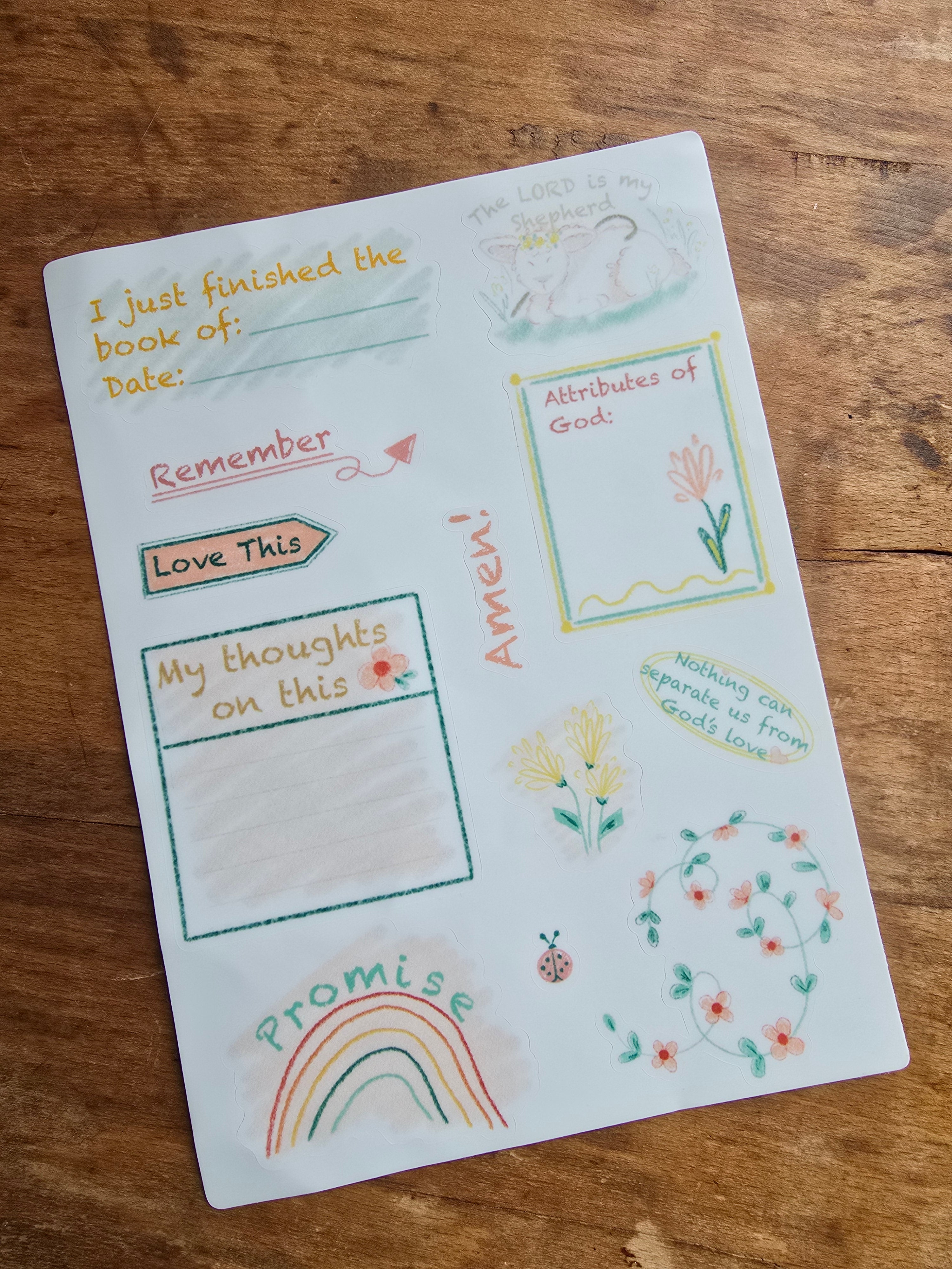 Make it Stick! Bible Journaling sticker club (monthly subscription)